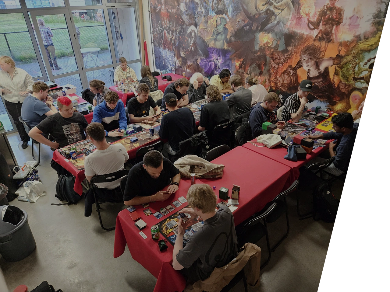 TCG Drachten crew en oprichters van de TCG club